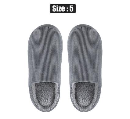Slipper slip-in grey grain size 5