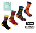 Socks unisex father asstd