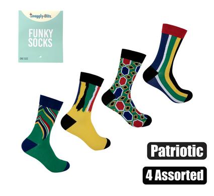 Socks unisex patriotic asstd