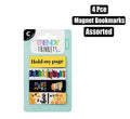 Magnet bookmark assorted 4pc