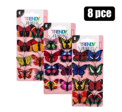Magnet pl butterflies 8pc