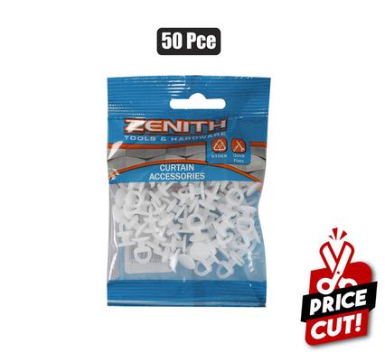 Curtain slides dumbell pack-50 zenith