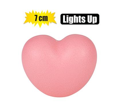 Orn light heart asstd 6.5x8cm b/o