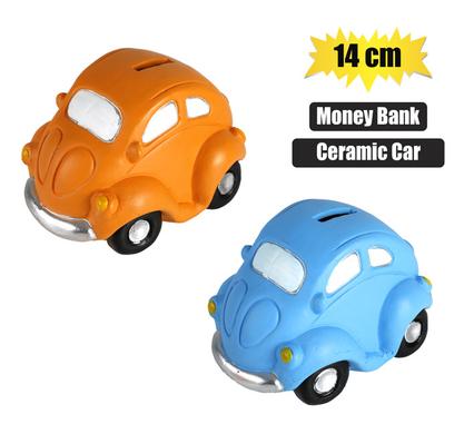 Money-bank ceramic car