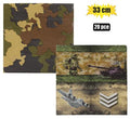 Serviettes 2ply 33cm 20pc military