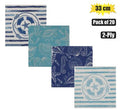 Serviettes 2ply 33cm 20pc marine