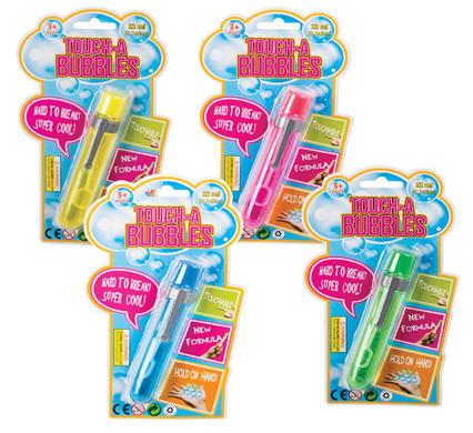 Bubble novelty touch-a-bubbles